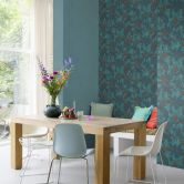 Rasch Kalahari Papier peint intissé à motif turquoise 