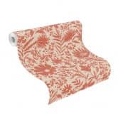 Blumentapete, Vliestapete Paraiso rot 