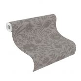 Blumentapete, Vliestapete Paraiso beige 