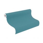 Papier peint intissé Rasch, papier peint à motifs Sophia bleu pétrole 