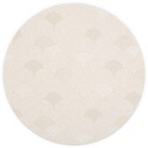 Fototapete Abstrakte Halbkreise in Soft Beige - Bloomery Decor - Rund - Selbstklebend/Vlies 