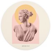 Tapet cirkel Statue af gudinden Artemis - Grace Digital Art - vliesetapet/selvklæbende non-woven tapet 