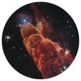 Fototapet James Webb Telescope - Cosmic Hurricane Herbig Haro 49/50 - Rund - vliesetapet/selvklæbende non-woven tapet 