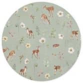 Fåredrøm på landet - Kikki Belle - Round - vliesetapet/selvklæbende non-woven tapet 