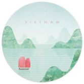 Halong Bay Fotobehang tijdens reizen in Vietnam - Rivers - Rond 