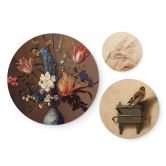 Holzbild Naturverbunden Set - Rund (3-teilig) 