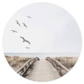 Wandtattoo Blick auf die Ostsee - Rund 