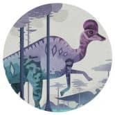 Wall Sticker Corythosaurus - Braun 