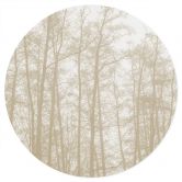 Stille vinter skov Wallsticker - Böhmer - Rund 