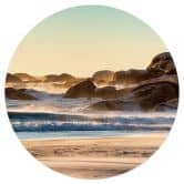 Wandtattoo Strandküste bei Sonnenaufgang in Afrika - Hugonnard - Rund 
