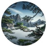 Wandtattoo Kiefernwald im Huang Shan Gebirge - NingYun Ye - Rund 