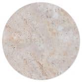 Sticker mural texture d'un mur de pierre beige - Pictufy Studio - Rond 