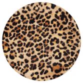 Wandtattoo Wilder Leopard - Animal Print - Tunaboylu - Rund 