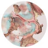 Sticker Mural Fredriksson - Golden ink with nuances in rosé 