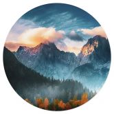 Sticker Mural Paysage automnal au sommet du Triglav dans les Alpes Juliennes 