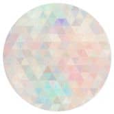 Wall Sticker Farverige mosaik-trekanter - Jaszke 