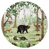 Wandtattoo Kikki Belle - Wald Suchbild - Rund 