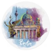 Wandtattoo Berlin - Rund - Love your City 