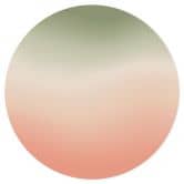 Wandtattoo Ombre - Wassermelone - Rund 
