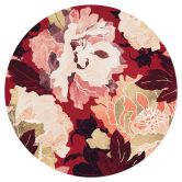 Wandtattoo Pfingstrosen mit großen Blüten - SpaceFrog Designs - Rund 