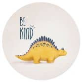 Sticker Mural Dino Be Kind - Stégosaure - Tunaboylu 