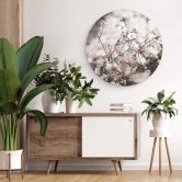 Alu-Dibond Annie - Wildblumen - Rund 