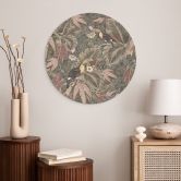 Wandbild Tukan im Tropenwald - Bloomery Decor - Alu-Dibond Rund 