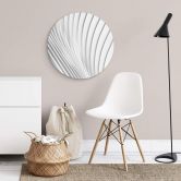 Alu-Dibond Budny - Harmonische Linien - Rund 