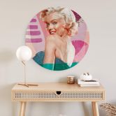 Rundes Wandbild Demir - Marilyn is back - Alu-Dibond 