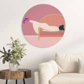 Wandbild Maddies Mood - Jota de jai - Alu-Dibond Rund 