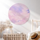 Wandbild Lover - inspiriert von Taylor Swift - Alu-Dibond - Rund 