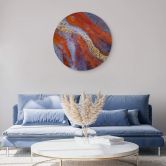 Alu-Dibond McConaghy - Geheimnisvolle Landschaft - Rund 
