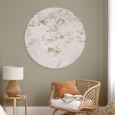 Wandbild Elegante Kiefer im asiatischen Stil - Ms Tiff - Alu-Dibond Rund 