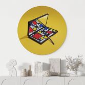 Dibond vægdekoration Make-up palet i stil med Piet Mondrian - Pozdniakov 