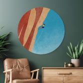 Wandbild Klettern am Grand Canyon - Rivers - Rund - Alu-Dibond 