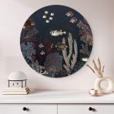 Wandbild Sir Edward - Tief im Ozean - Alu-Dibond Rund 