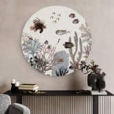 Wandbild Sir Edward - Tosendes Riff - Alu-Dibond Rund 