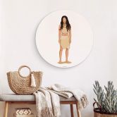 Alu-Dibond Wall Circle Tohmé - Pocahontas 