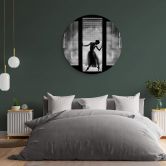 Alu-Dibond Wibisono - Die Ballerina - Rund 