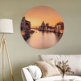 Wandbild Sonnenuntergang in Venedig - Alu-Dibond - Zhang - Rund 