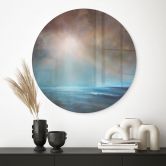 Glasbild Kraft und Stille - Schmucker - Rund 