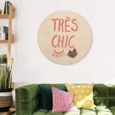 Holzbild 1X Studio - Très chic - Rund 