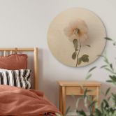 Holzbild Annie - Die Rose - Rund 