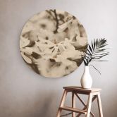Holzbild Annie - Jasmin - Rund 