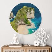 Holzbild Felsenküste von Nusa Penida - Hugonnard - Rund 