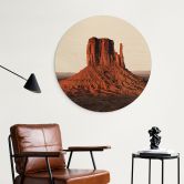 Holzbild Felsformation in Monument Valley - Hugonnard - Rund 
