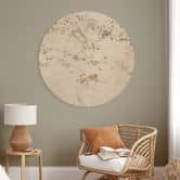 Holzbild Elegante Kiefer im asiatischen Stil - Ms Tiff - Rund 