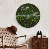 Holzbild Murko - Mutter Natur - Rund 