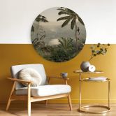Tableau sur bois rond Sir Edward - Réserve des singes 
