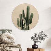 Wandcirkel Hout Cactusplant - Sisi & Seb 